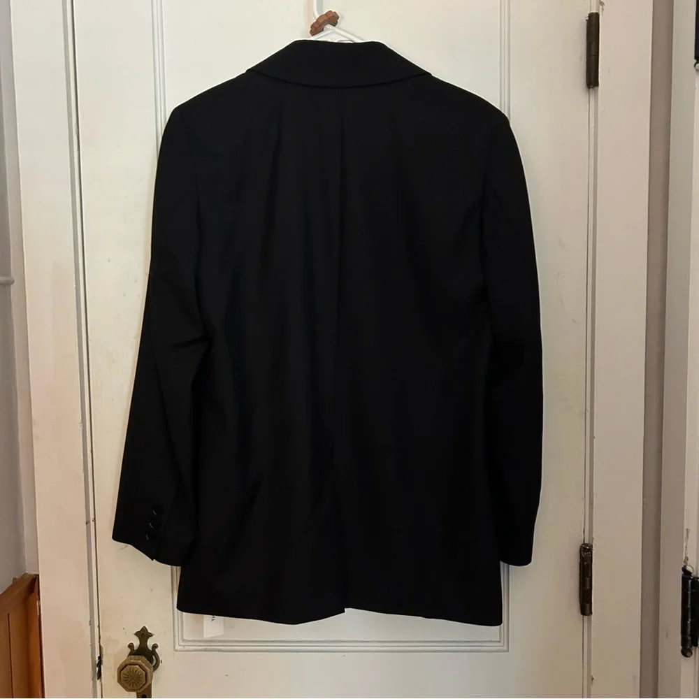 The Curated Beautiful Merino & Silk oversized blazer - Picture 2 of 6